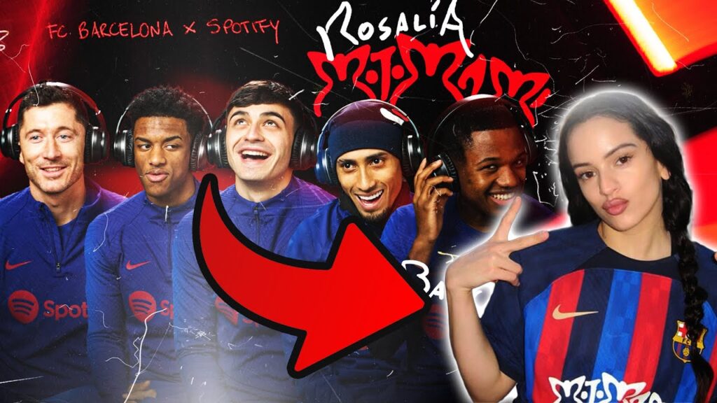 🤪🎧 THE FC BARCELONA PLAYERS' FAVOURITE ROSALÍA SONGS 🤔