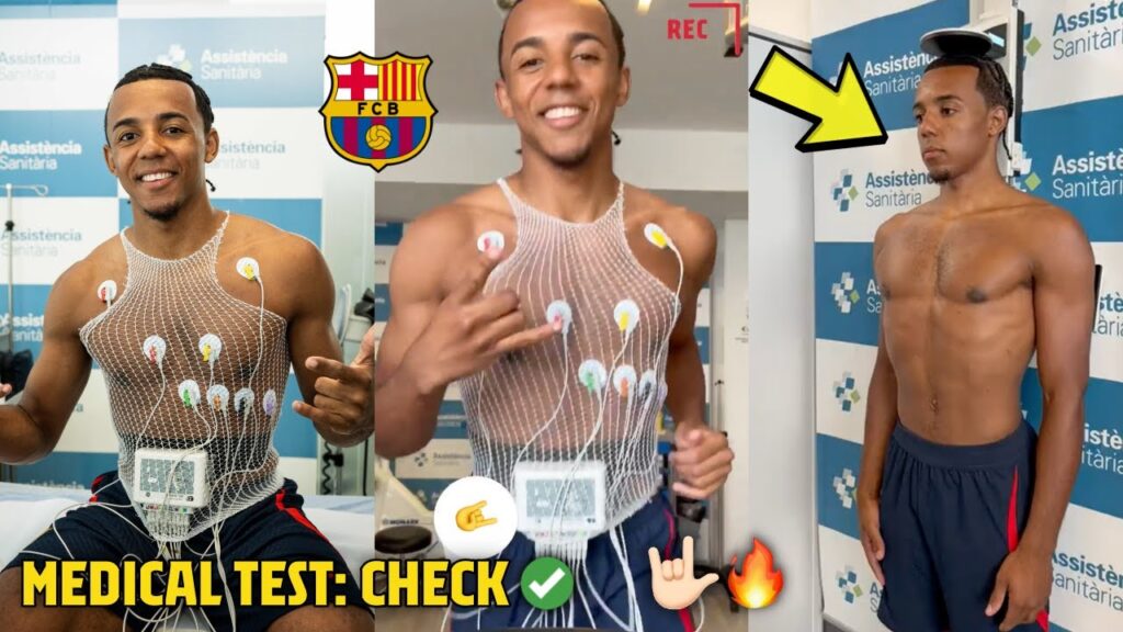 🔥🐍 Jules Koundé Impressed the Doctors during his Medical test in Ciutat Esportiva