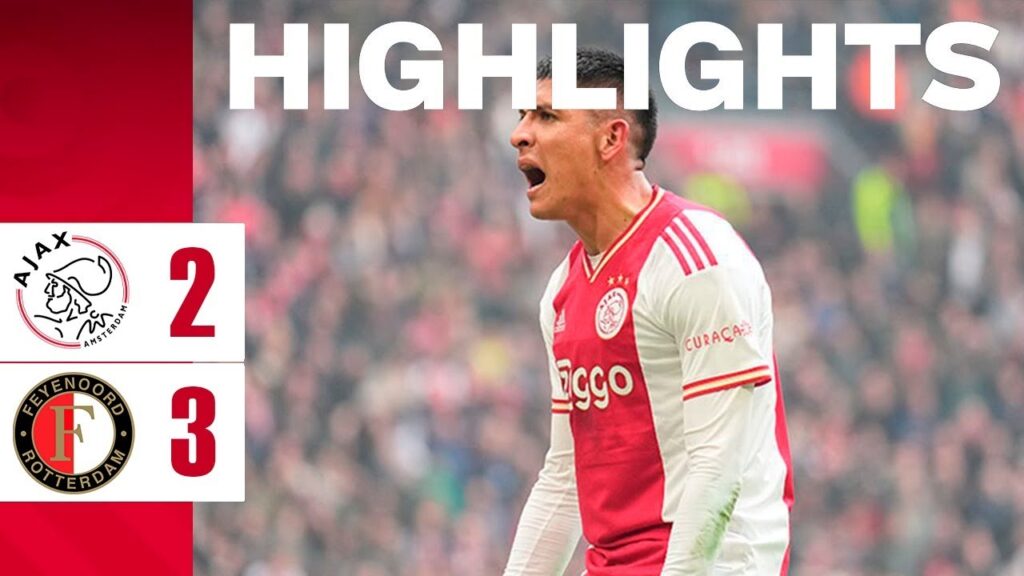 Edson Álvarez-doelpunt | Ajax vs Feyenoord 2-3 | Hoogtepunten | Eredivisie 22/23