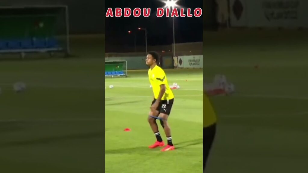 Regardez Abdou Diallo avec les lions du sénégal au Qatar