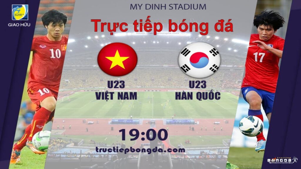 Trực tiếp U23 Việt Nam - U23 Hàn Quốc - VÒNG LOẠI U23 Châu Á 2018