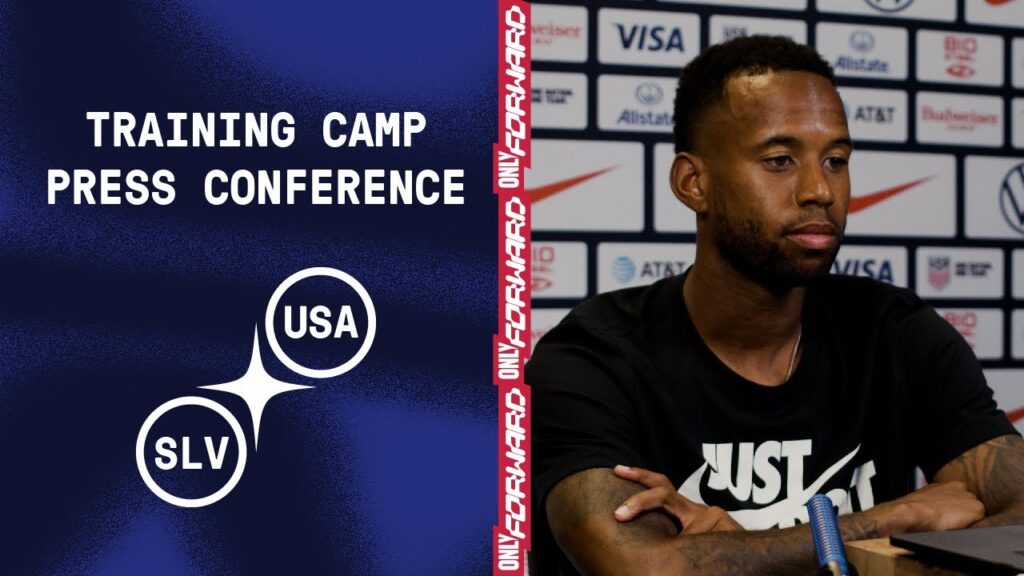 TRAINING CAMP PRESS CONFERENCE: Kellyn Acosta | El Salvador vs. USMNT | Sept. 2, 2021