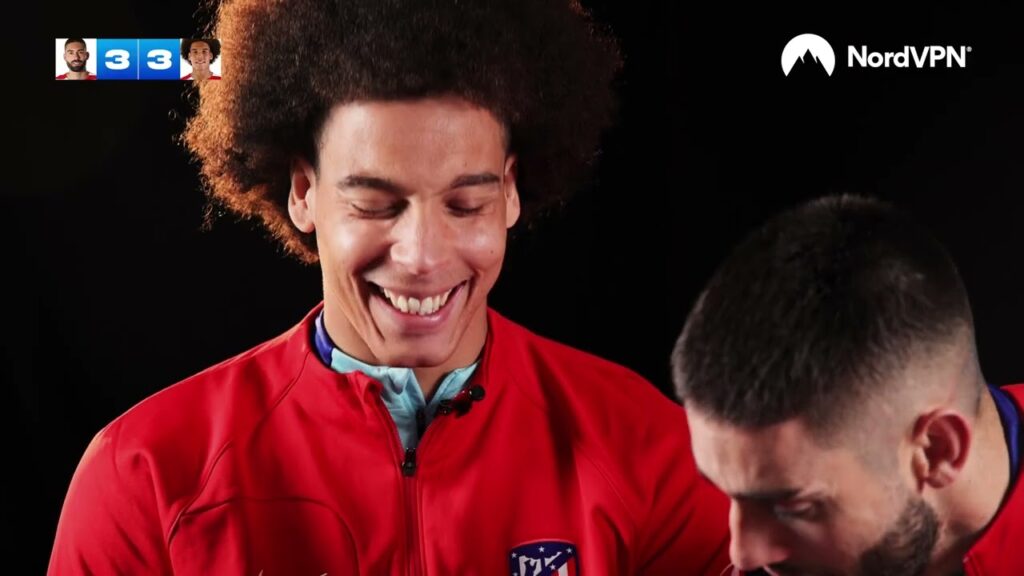 Witsel y Carrasco participan en el reto 'Verdadero o falso' de NordVPN