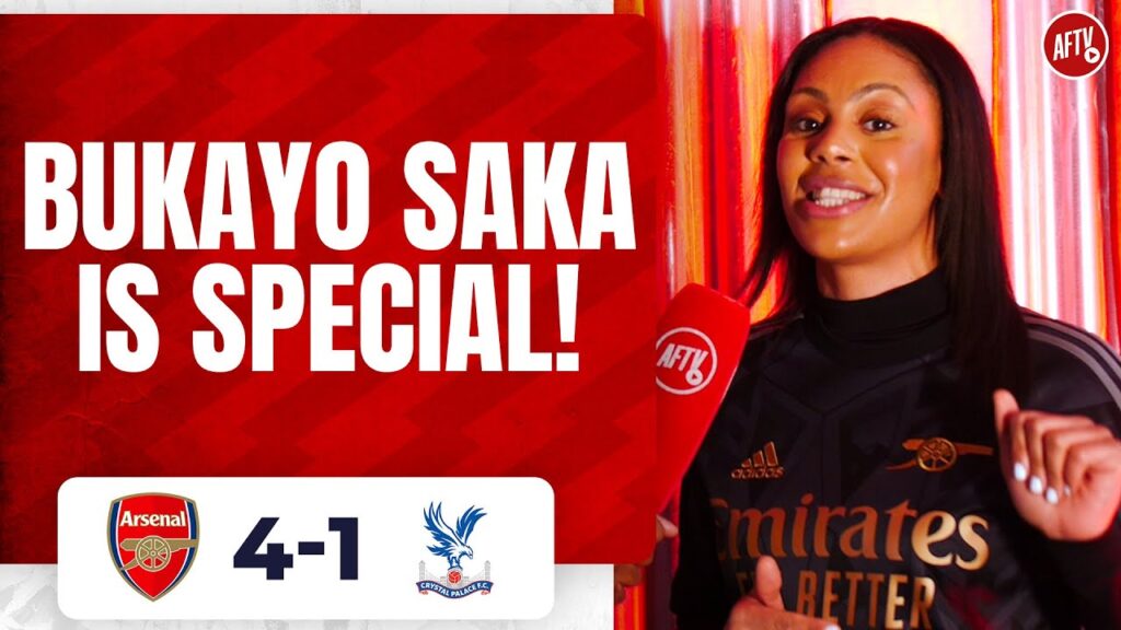 Arsenal 4-1 Crystal Palace | Bukayo Saka Is Special! (Charlene)