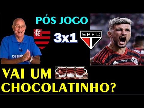 GÊNIO/CRAQUE/MONSTRO/ NATURALMENTE, GIORGIAN DE ARRASCAETA! FLAMENGO 3x1 SÃO PAULO - BRASILEIRÃO 22