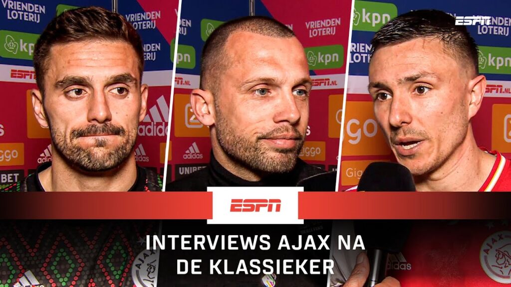 "Feyenoord heeft het goed voor elkaar; gefeliciteerd." 😬 | Interviews Ajax na De Klassieker