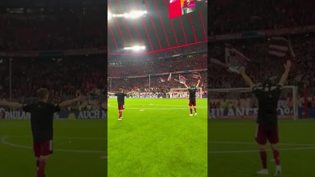 Kimmich & Goretzka singing 'Forever Number One'! 🏆  #MiaSanMeister