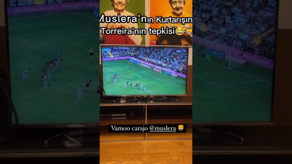 Muslera'nın kurtarışına Lucas Torreira'nın Tepkisi🦁🦁 #shorts