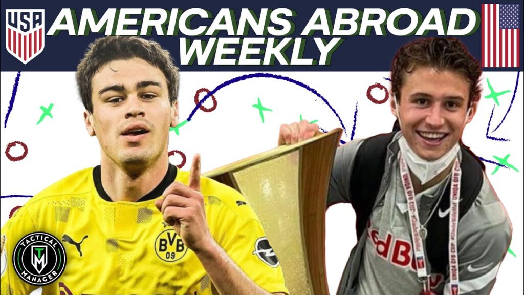 USMNT Abroad:  Brenden Aaronson wins the Austrian Cup | Gio Reyna Scores a Brace