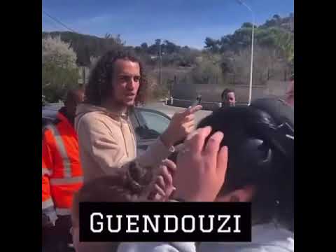 Mattéo Guendouzi pris la défense de Balerdi, auprès de quelques supporters marseillais