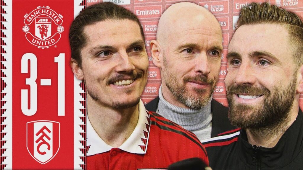 Ten Hag, Shaw and Sabitzer React To FA Cup Quarter-Final! 🙌
