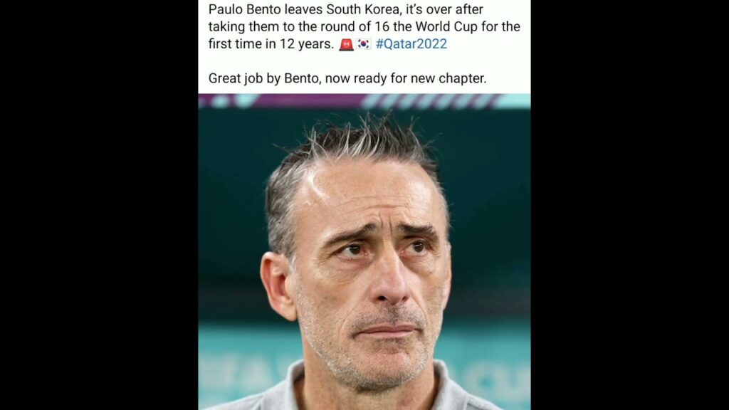 Paulo Bento leaves South Korea #fabrizioromano #worldcup #paulobento #brazilvssouthkorea #neymar