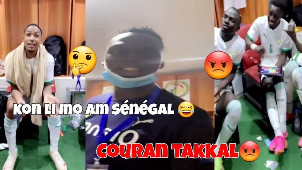 Regardez ce que faisaient sadio mane , Edouard Mendy , Abdou Diallo pendant la coupure d'électricité