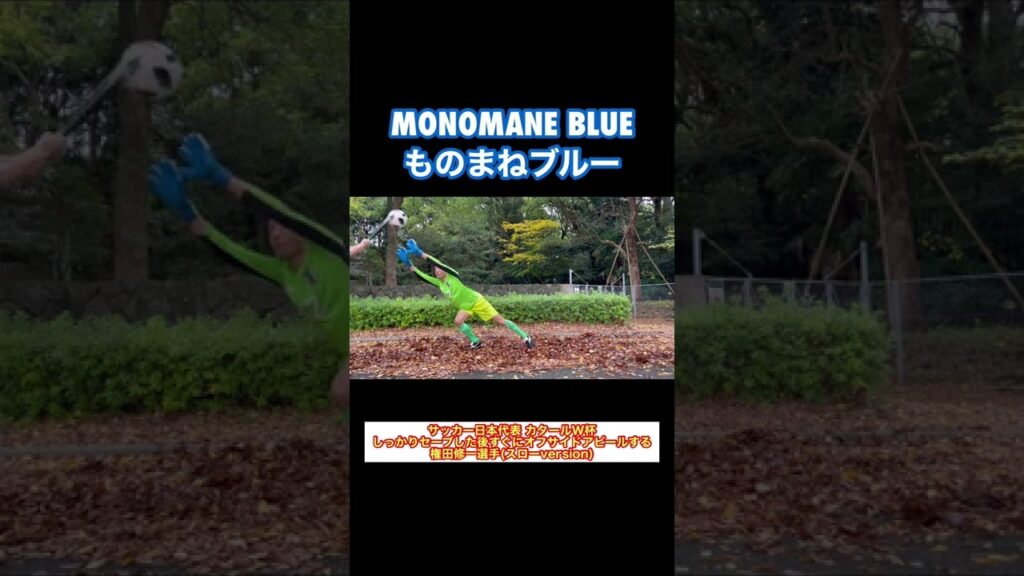 カタールW杯 セーブした後オフサイドアピールする権田選手 #shorts