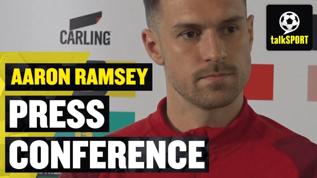 Aaron Ramsey's first Press Conference as Wales captain 🎙️
