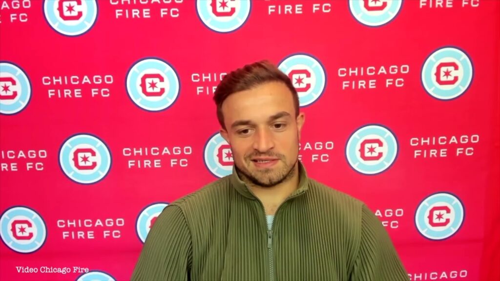 Xherdan Shaqiri Press Conference Chicago Fire #yodeportes