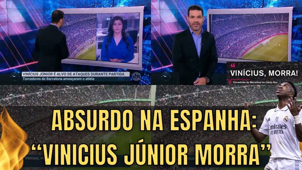 Mais Um Absurdo Na Espanha Contra O Vinicius Júnior #barcelona #viniciusjr #realmadrid