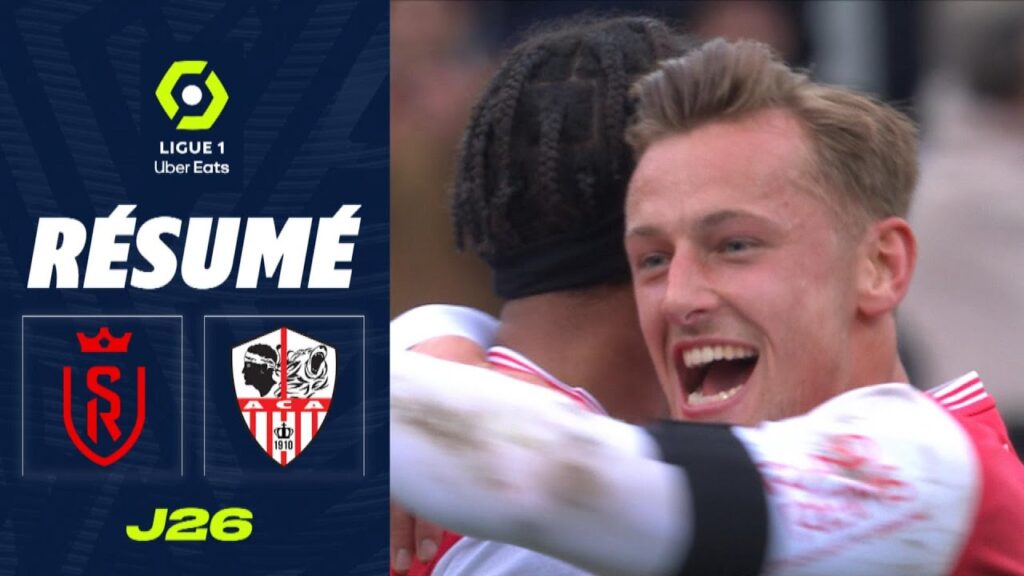 STADE DE REIMS - AC AJACCIO (1 - 0) - Résumé - (SdR - ACA) / 2022-2023