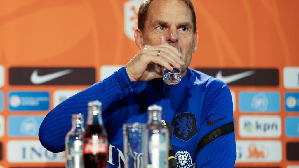 Persconferentie Frank de Boer en Stefan de Vrij