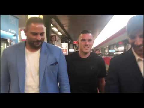 #Jordan #Veretout : L'arrivo alla Stazione Termini.