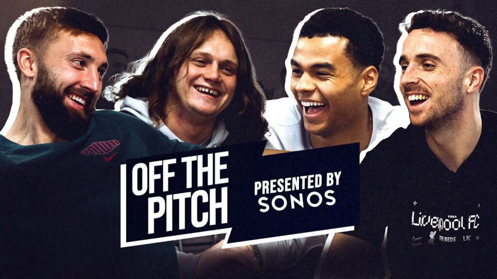 Cody Gakpo, Diogo Jota & Nat Phillips chat music & chants with Jamie Webster | OFF THE PITCH