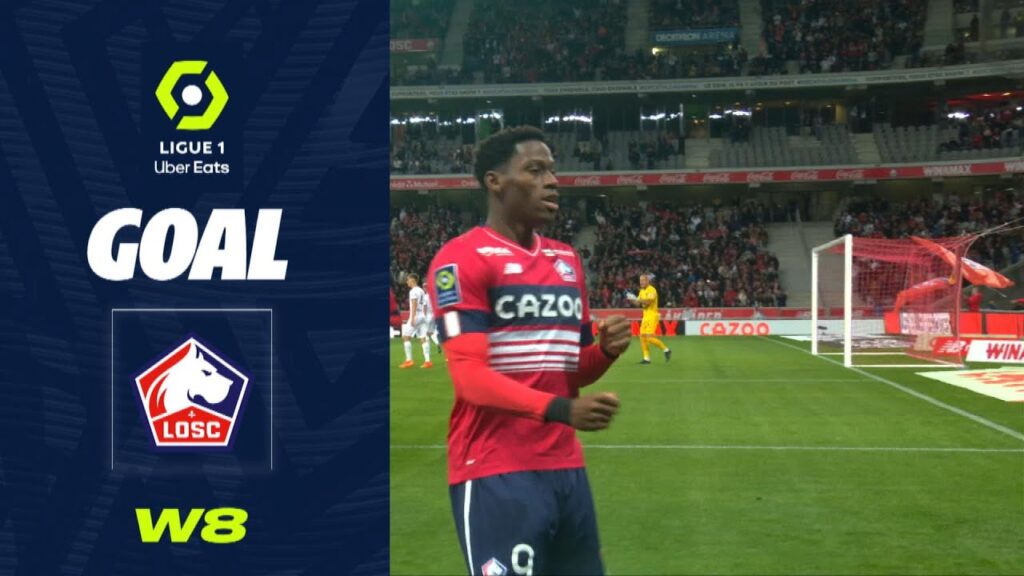 Goal Jonathan Christian DAVID (5' - LOSC) LOSC LILLE - TOULOUSE FC (2-1) 22/23