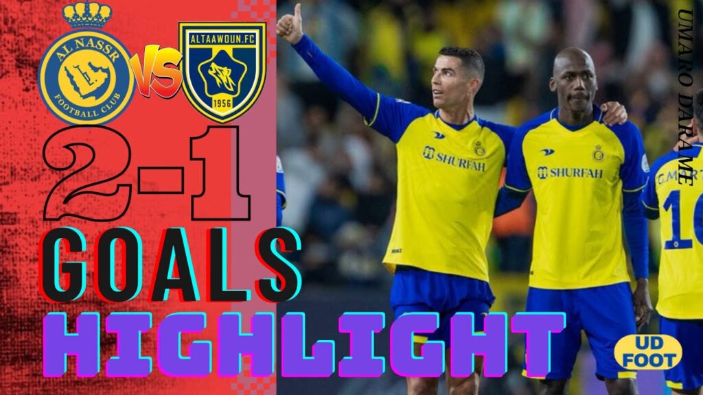 2 ASSISTENCIAS de Cristiano Ronaldo Al Nassr vs Al Taawoun | 2-1 All Goals & Highlights | 18/02/2023