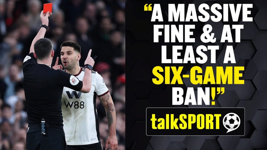 😳 "MASSIVE FINE!" Andy Townsend SLAMS Fulham's Mitrovic for Confronting Referee Chris Kavanagh!