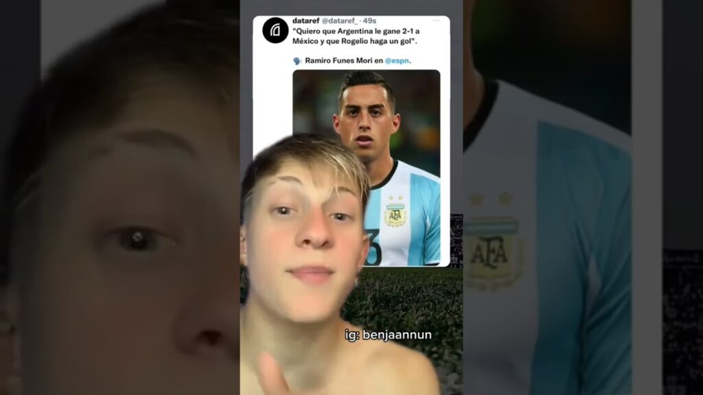 POLÉMICAS DECLARACIONES DE FUNES MORI ⚽️🇦🇷 | #futbol #mexico #youtubeshorts #viral