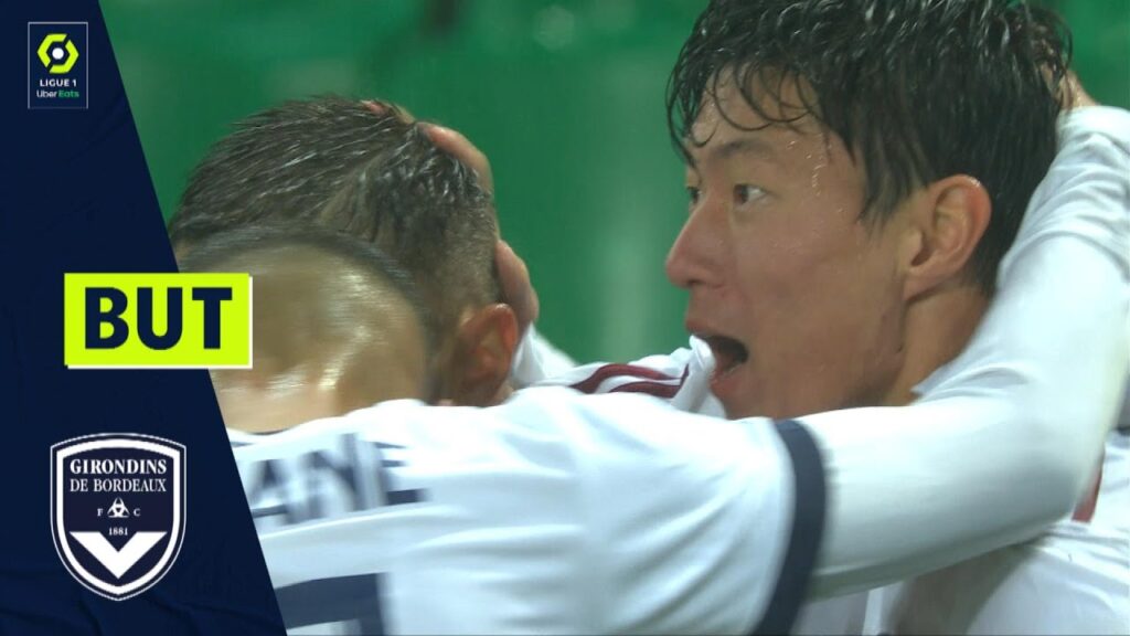 But Ui Jo HWANG (80' - GdB) AS SAINT-ÉTIENNE - FC GIRONDINS DE BORDEAUX (1-2) 21/22