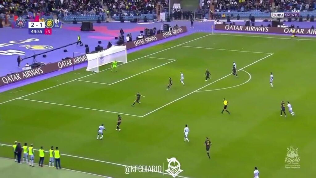 Ronaldo owning Messi and PSG second #RiyadhSeasonCup GOAL!