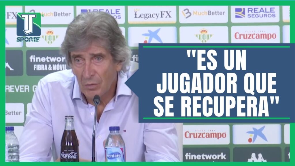 EXPLICA Manuel Pellegrini la GRAVEDAD de la LESIÓN de Guido Rodríguez y CUANDO VOLVERÍA a Real Betis