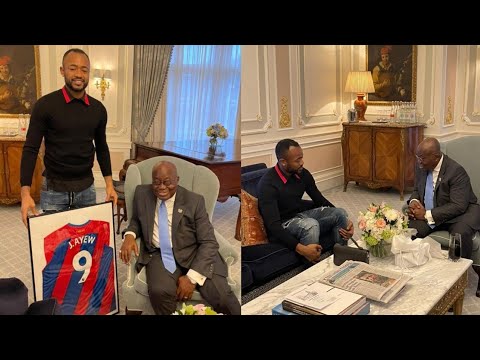 JORDAN AYEW meets H.E Nana Akufo-Addo in UK after Scoring Arsenal 🇬🇭🔥⚽ + More Talks ⚽⚽🔥🇬🇭