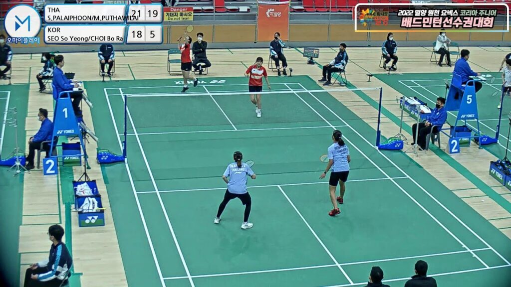 여단 WD- U19 8강|(THA)S.PALAIPHOON/M.PUTHAWILAI vs (KOR)SEO So Yeong/CHOI Bo Ra [2022 밀양 원천 요넥스 코리아주니어]