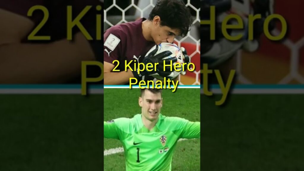 Dua Kiper Super Hero Penalty - Yassine Bounou & Dominik Livakovic #shorts #worldcup2022