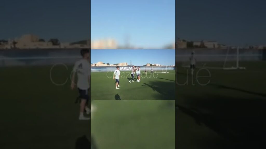 Unai Simón le hace un caño a Gavi 😂