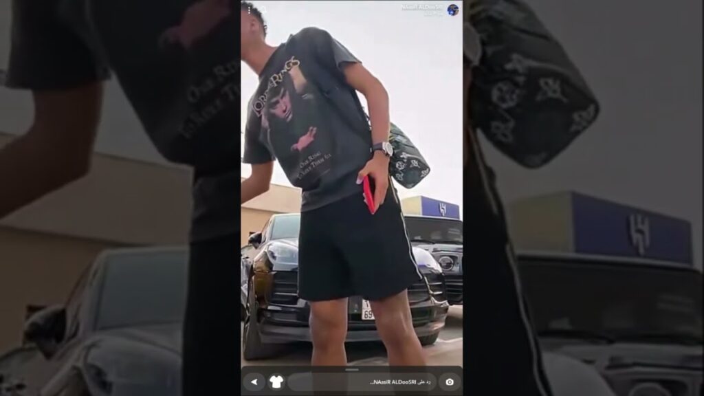 كريستيانو رونالدو يمارس تدرباته ولاعبين الهلال ايضا ومحمد كنو ونواف العابد