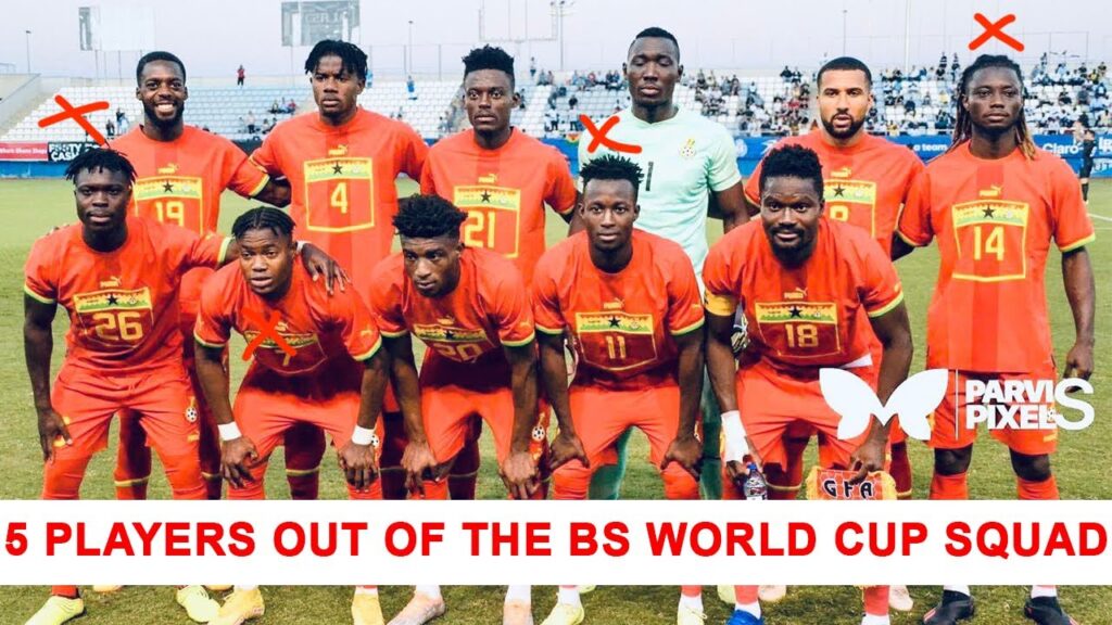COACH OTTO ADDO DROPS 5 PLAYER FROM THE WORLD CUP SQUAD, AMBROSIOS, BARNIE, AIDOO, TETTEH & RANSFORD