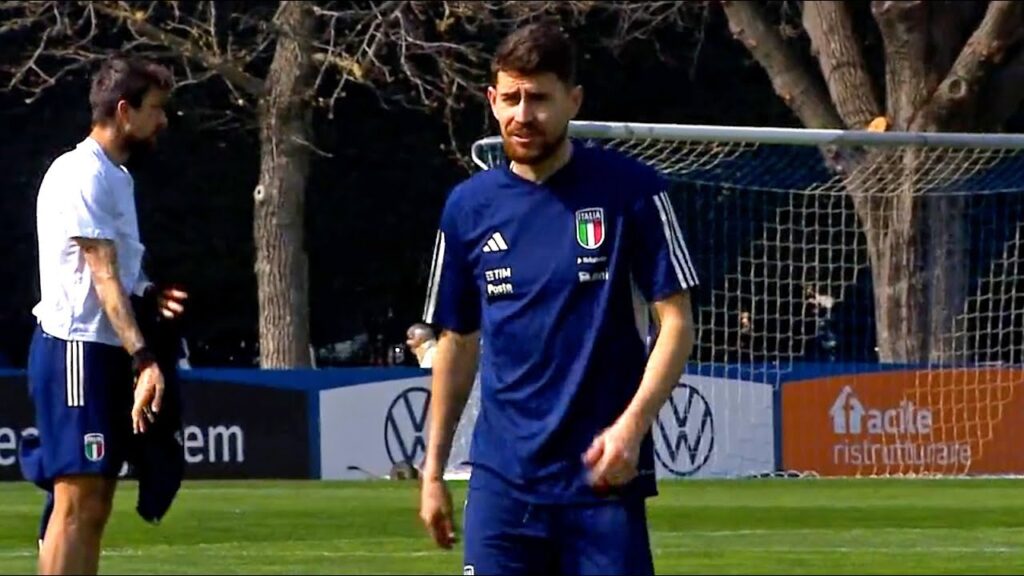 Italy train ahead of hosting England in Euro 2024 qualifier