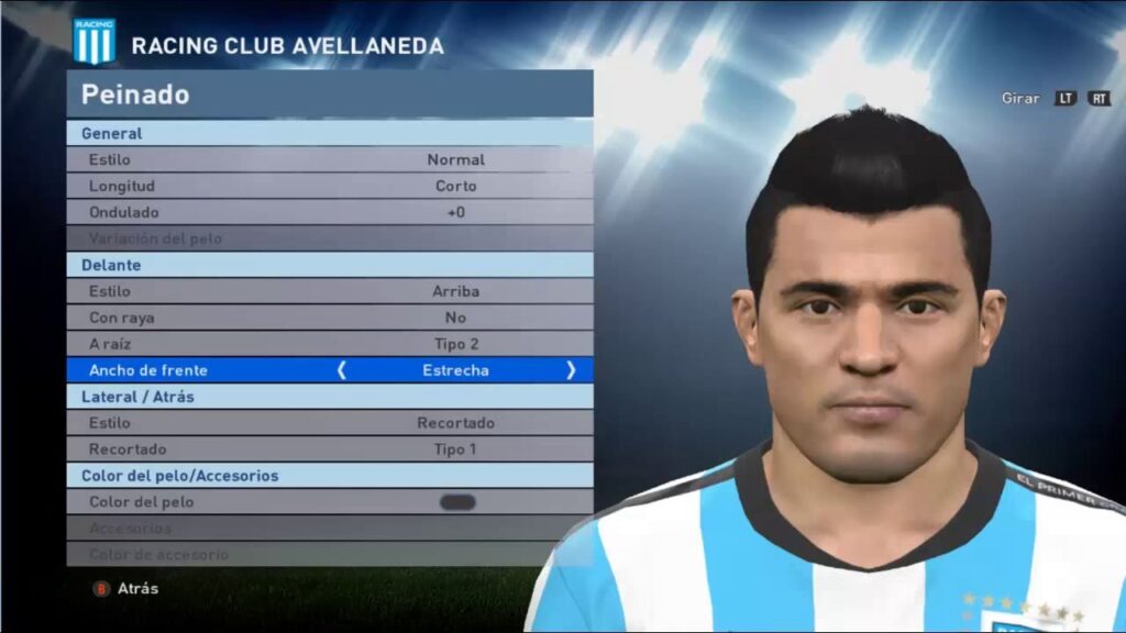 Marcos Acuña PES 2016 EDITOR INTERNO/ RACING CLUB