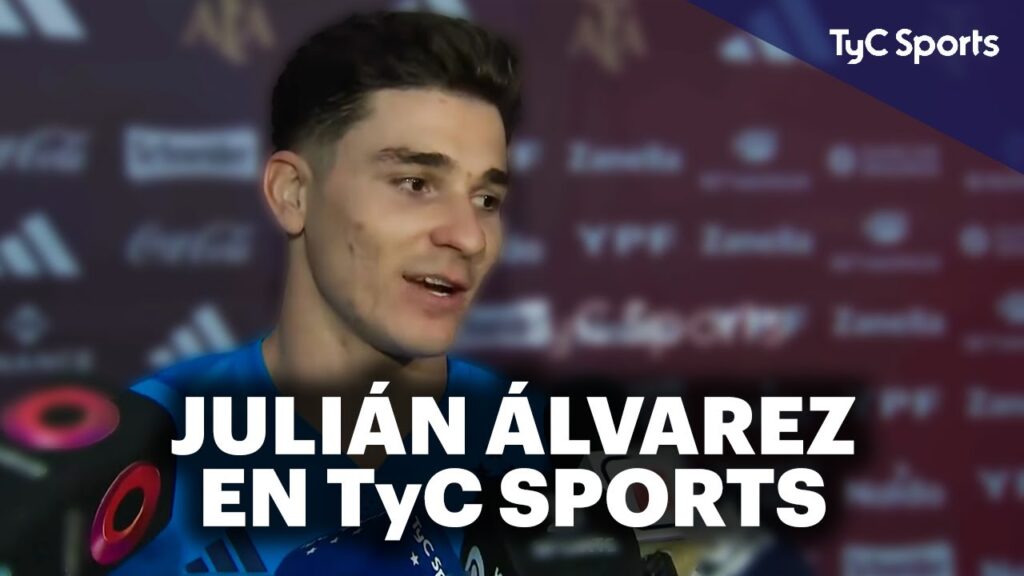JULIÁN ÁLVAREZ EN TyC SPORTS 🔥 "MAÑANA SERÁ LA FIESTA QUE NOS MERECEMOS TODOS"