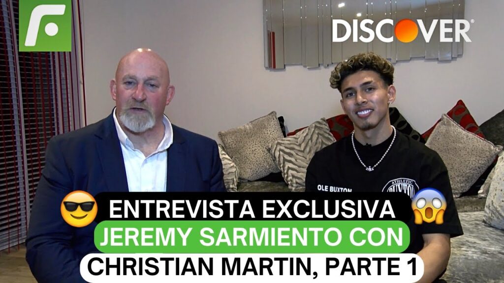 😎Entrevista exclusiva Jeremy Sarmiento con Christian Martin, Parte 1.  @DiscoverEcuador a Sarmiento😉