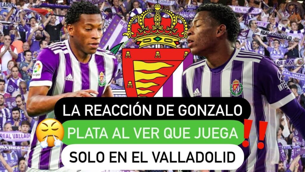 🚨 La reacción de Gonzalo Plata 🇪🇨 al ver que juega solo 😰 en el Valladolid❗️