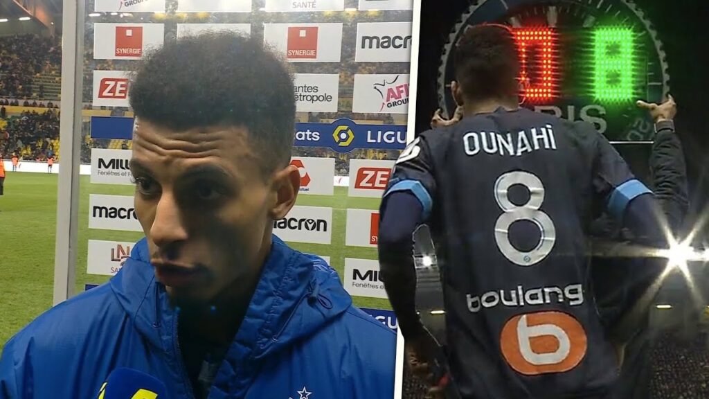 Nantes 0-2 OM • La réaction d’Azzedine OUNAHI 🇲🇦 après son but MAGIQUE 😍 • HD