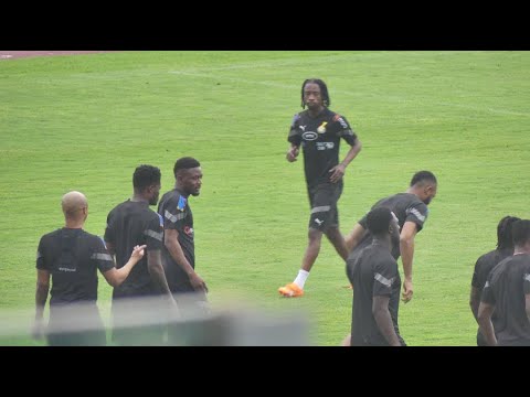 SALIS ABDUL SAMED ARRIVES AT BLACK STARS FINAL TRAINING SESSION