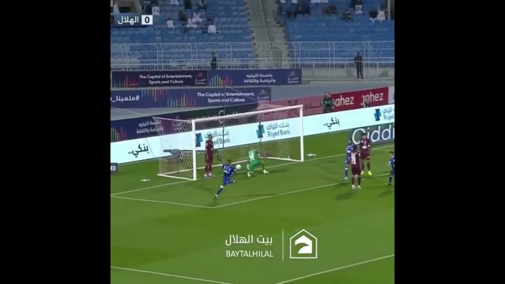 هدف الهلال الاول على الاتفاق #الهلال_الاتفاق 😰🤍.