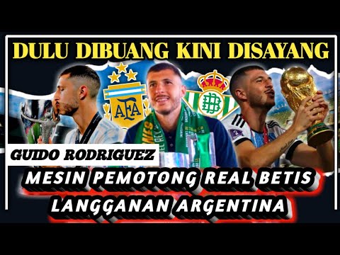 DARI PEMAIN BUANGAN JADI GELANDANG ELEGAN ARGENTINA, SIAPA GUIDO RODRIGUEZ SEBENARNYA?