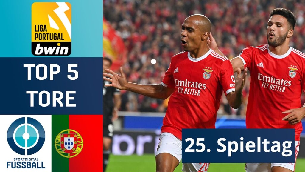 João Mário mit lässigem Lupfer auf Platz 1! | Top 5 Tore | 25. Spieltag | Primeira Liga