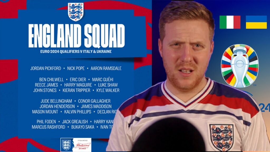 ENGLAND SQUAD REACTION VIDEO: UEFA EURO 2024 QUALIFICATION