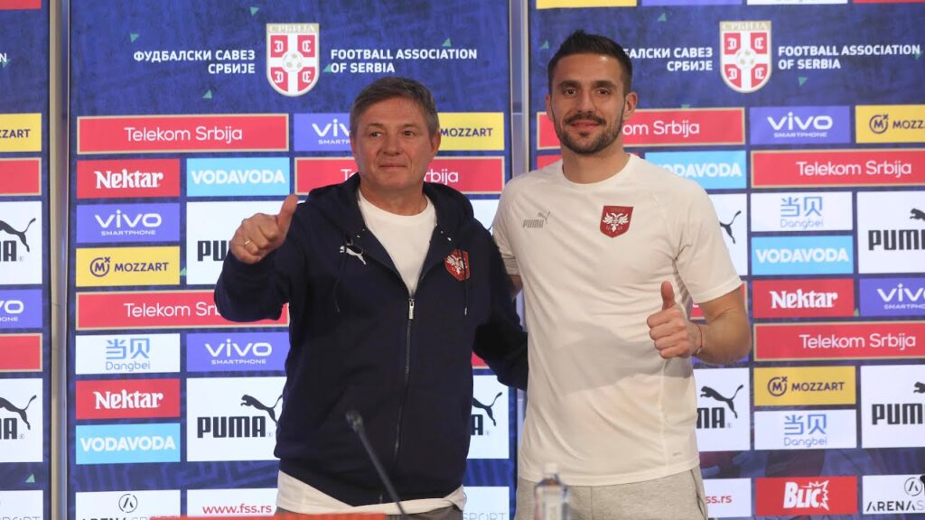 Konferencija za medije pred duel sa Litvanijom: Selektor Dragan Stojković i kapiten Dušan Tadić